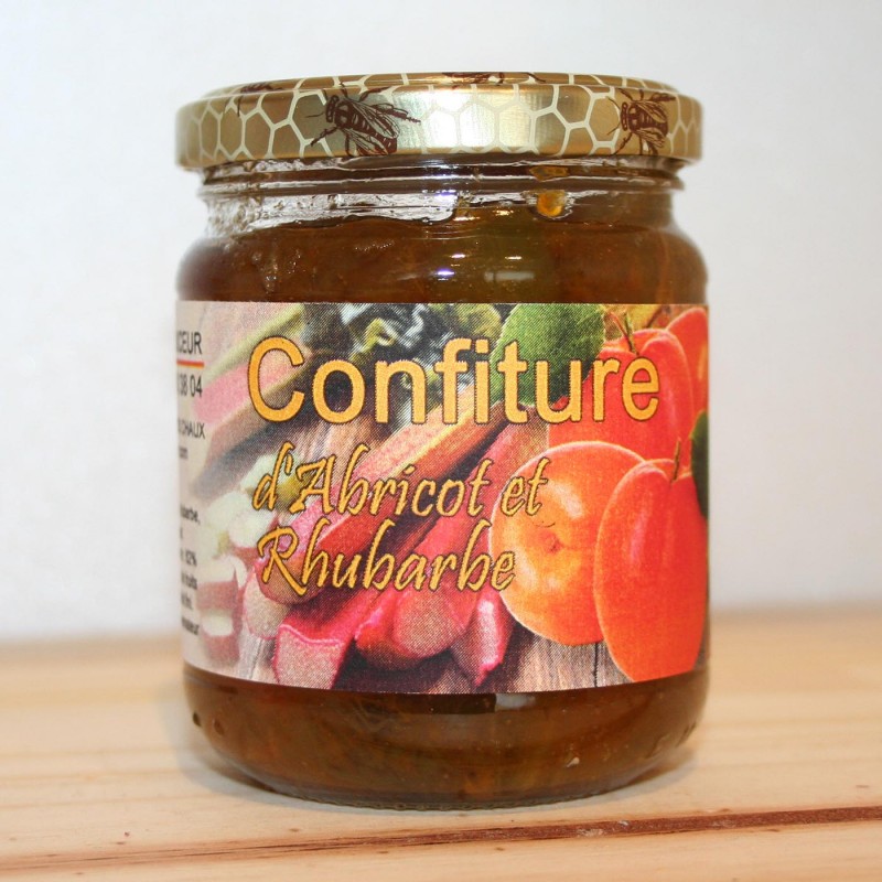 Confiture abricots rhubarbe