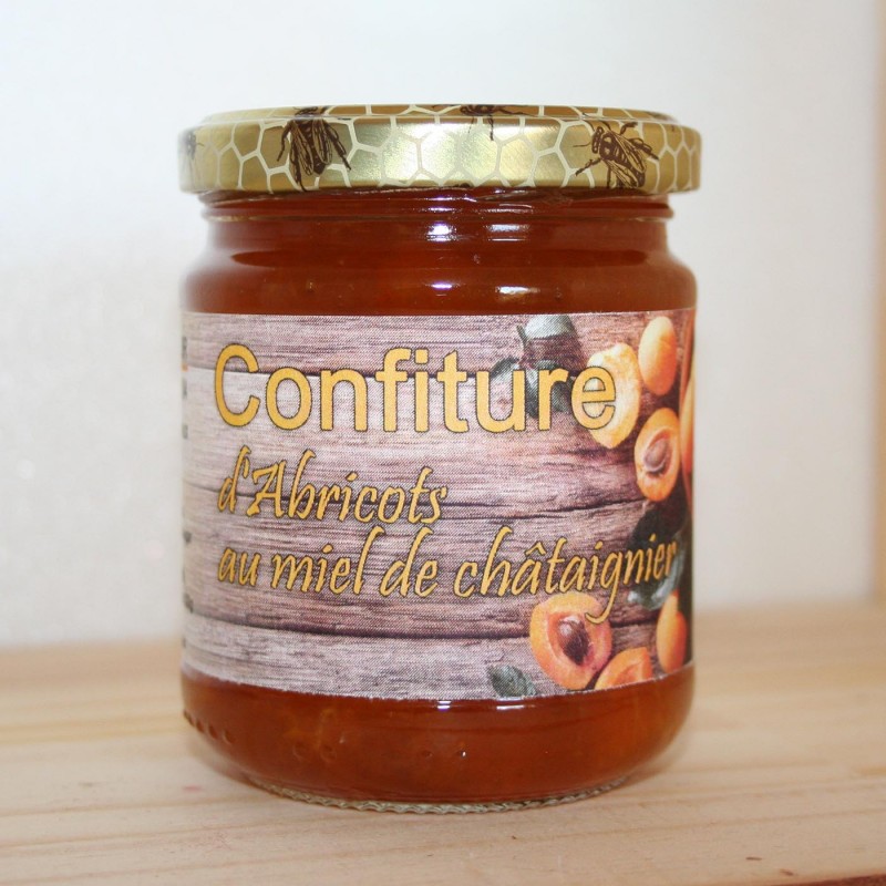 Confiture abricots au miel de châtaignier